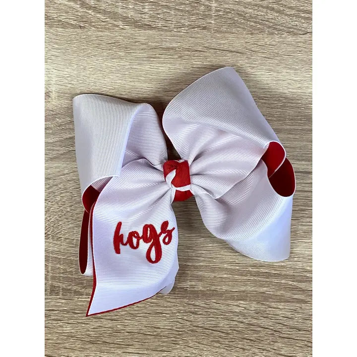 Double Layer School Spirit Hair Bows