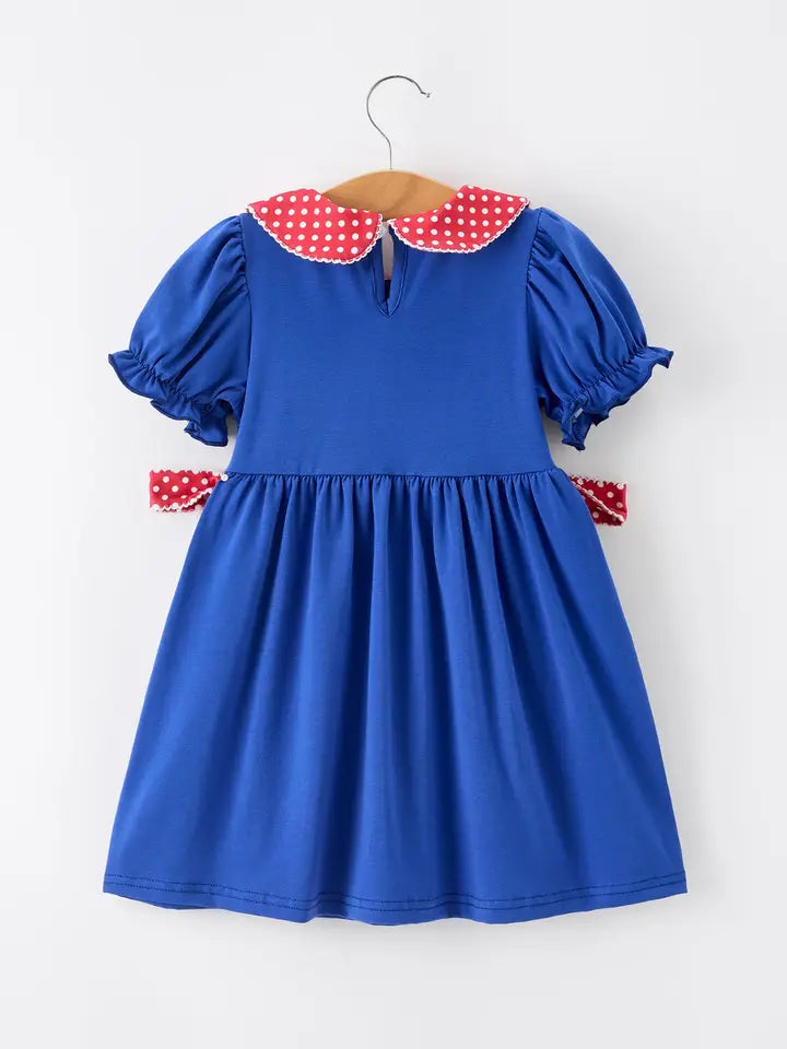 Apple Polka Dot Petals Collar Bow Dress (ETA: mid/late July)