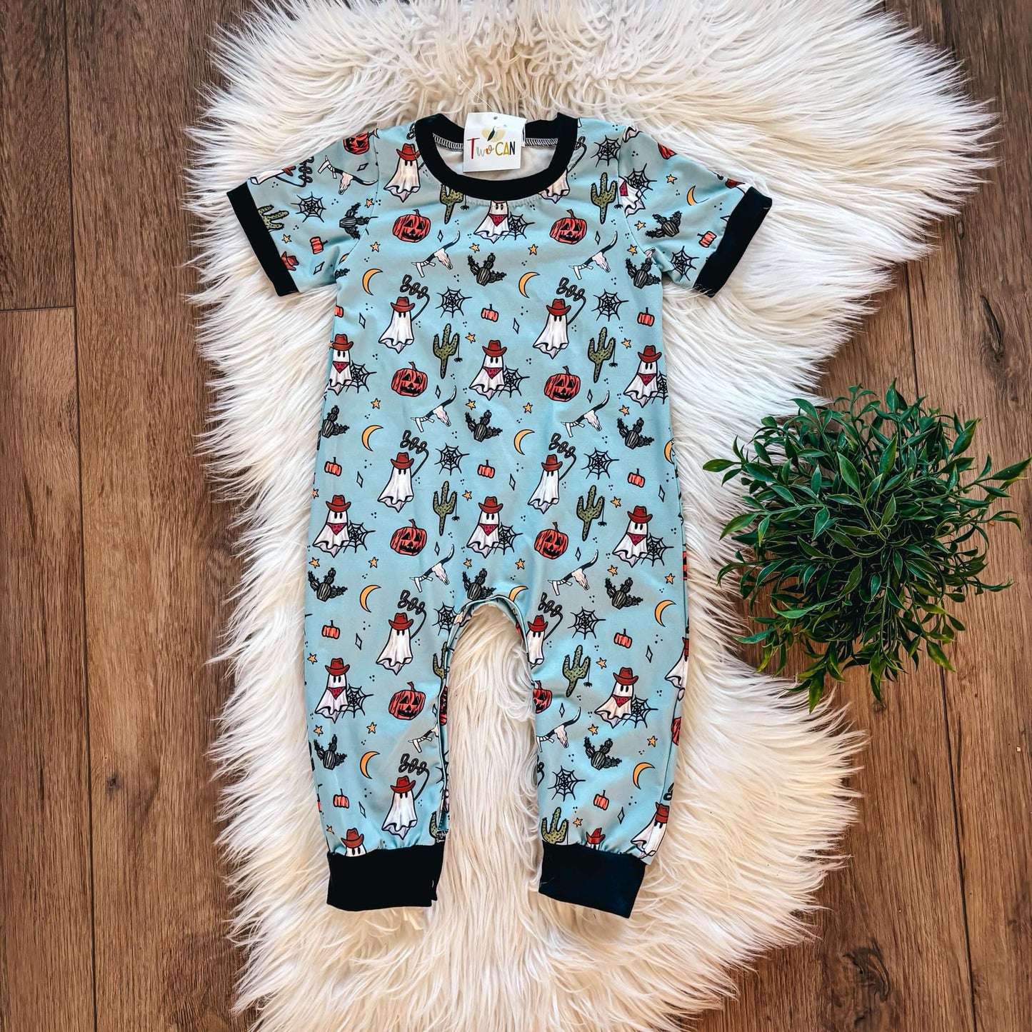 Cowboy Ghost Buddies Romper