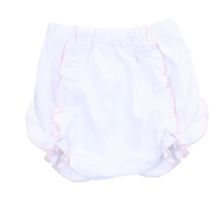 Essentials Pink Trim Diaper Cover by Magnolia Baby