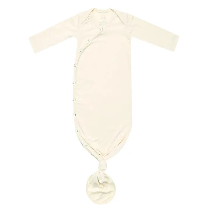 Newborn Knotted Gown - Cru (ETA: 7/21/26)