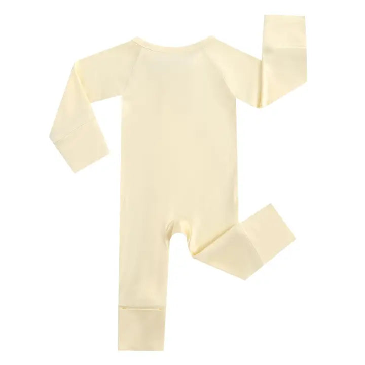 Sunshine Zippered Bamboo Baby Romper Coming Home Gift Nicu (ETA: 7/21/26)
