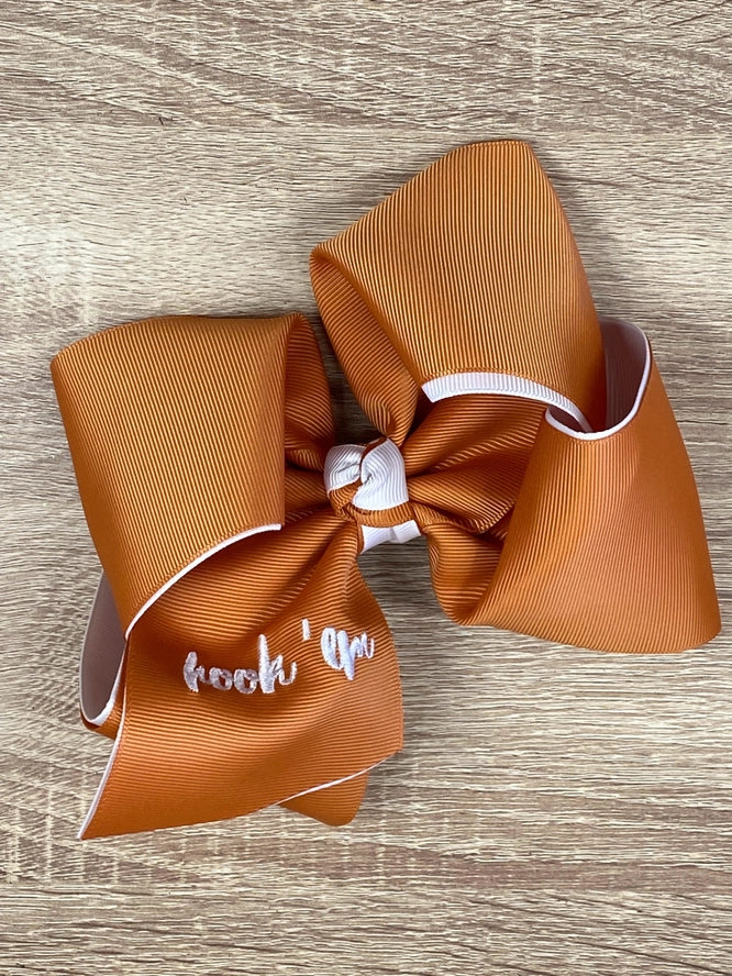 Double Layer School Spirit Hair Bows