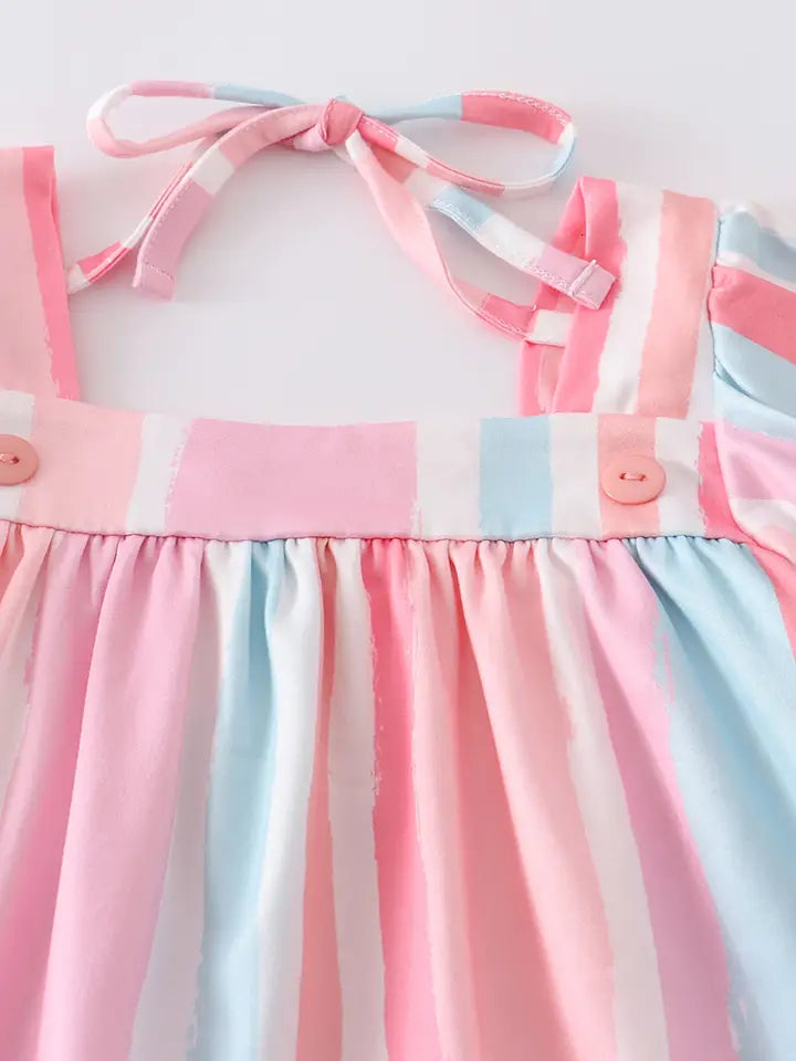 Colored Stripe Ruffle Shirt (SPECIAL DEAL)