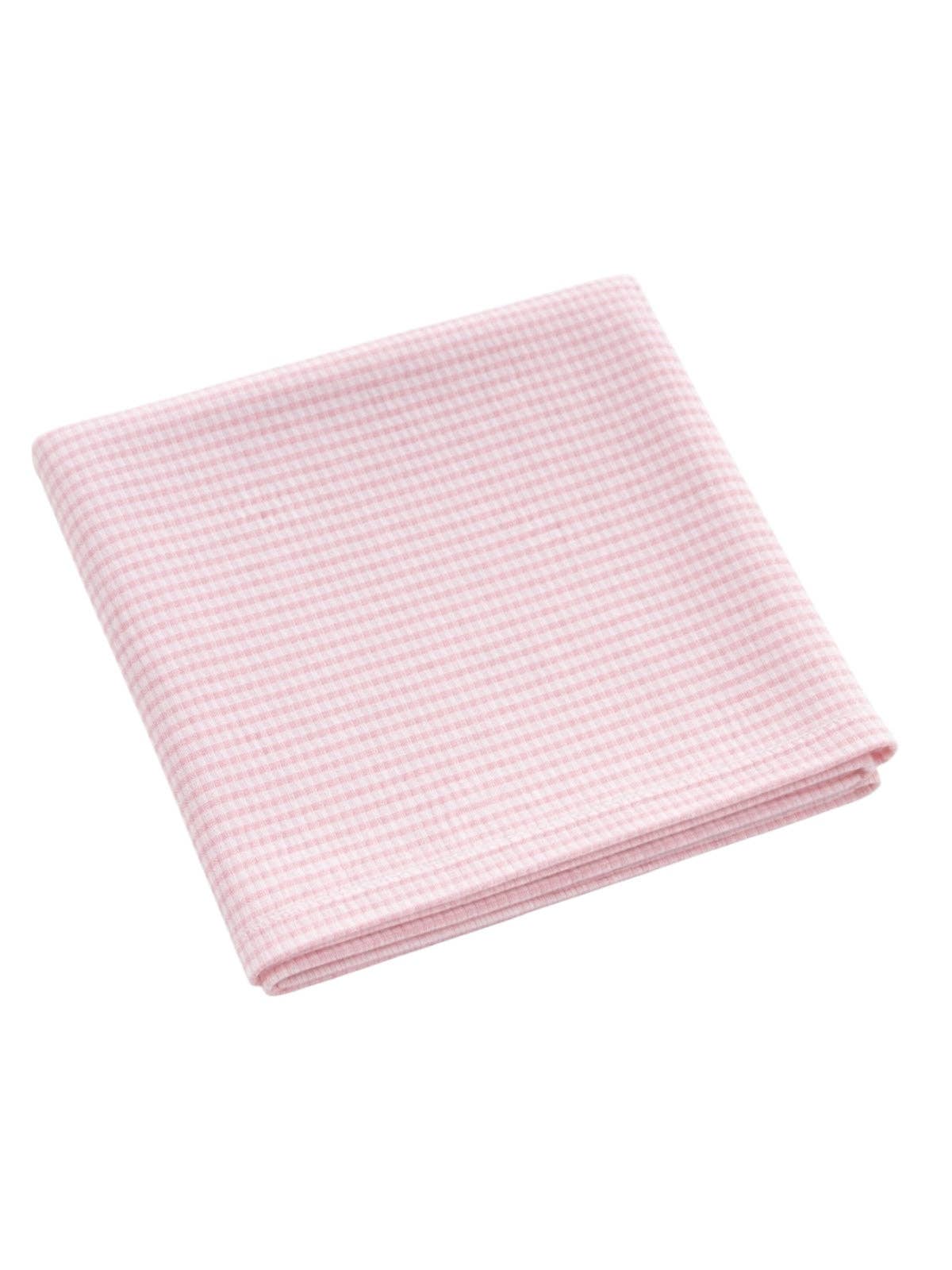 Pink Stripe / Ribbed Swaddle