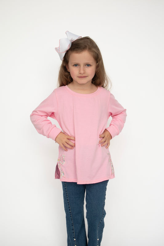 Pretty in Pink Bow Top (one size up recommended)