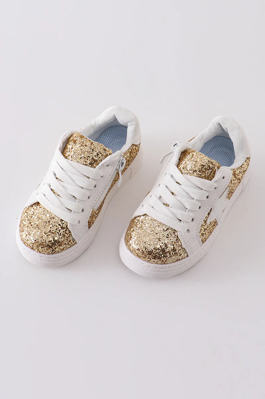 Gold Glitter Sneaker