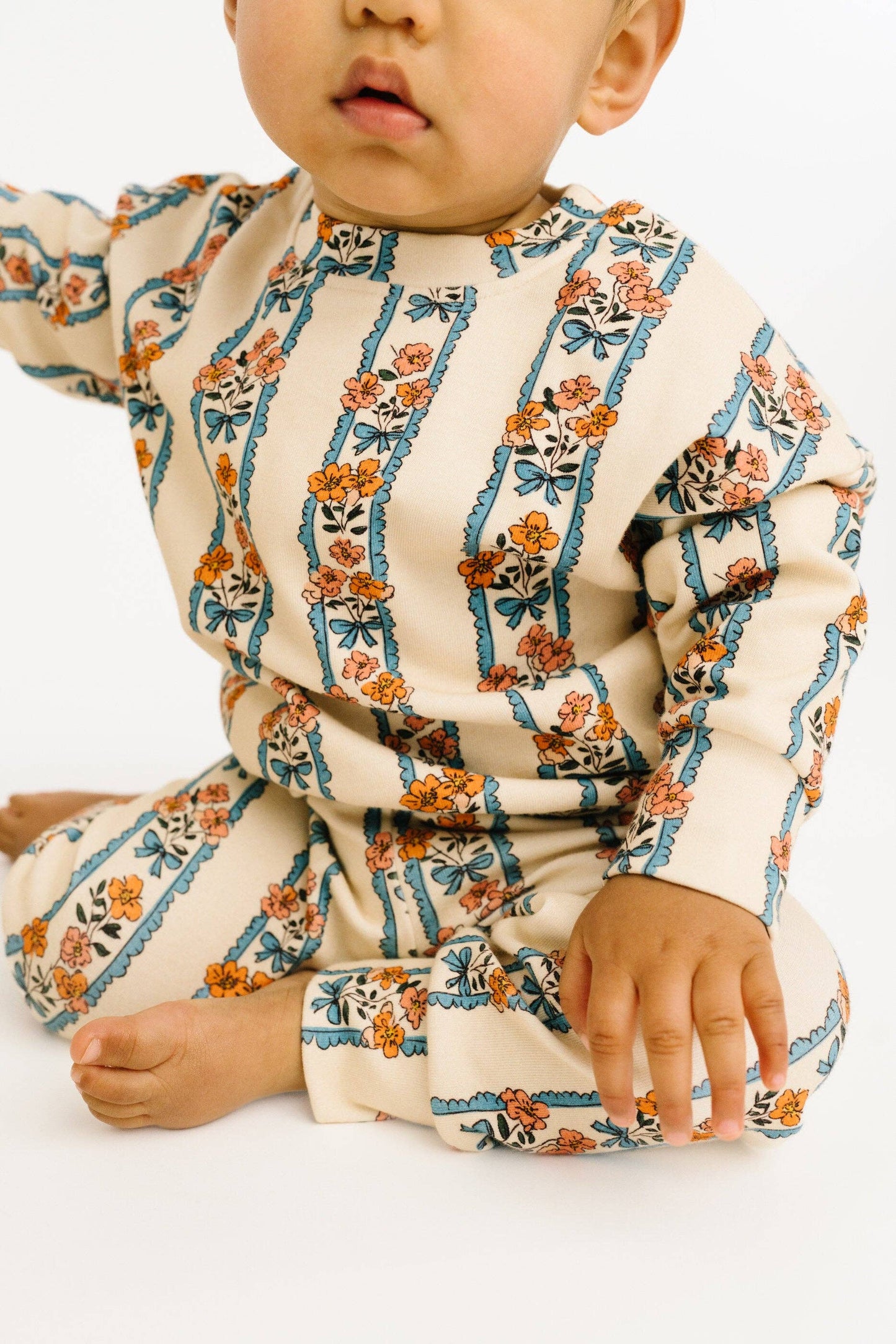 Cottage Bouquet Crewneck Set 5T