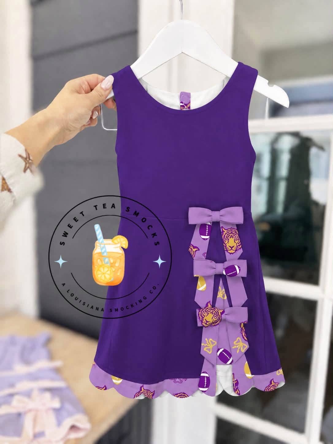 PRESALE - Love Purple Youth Athletic Dress - ETA Early September