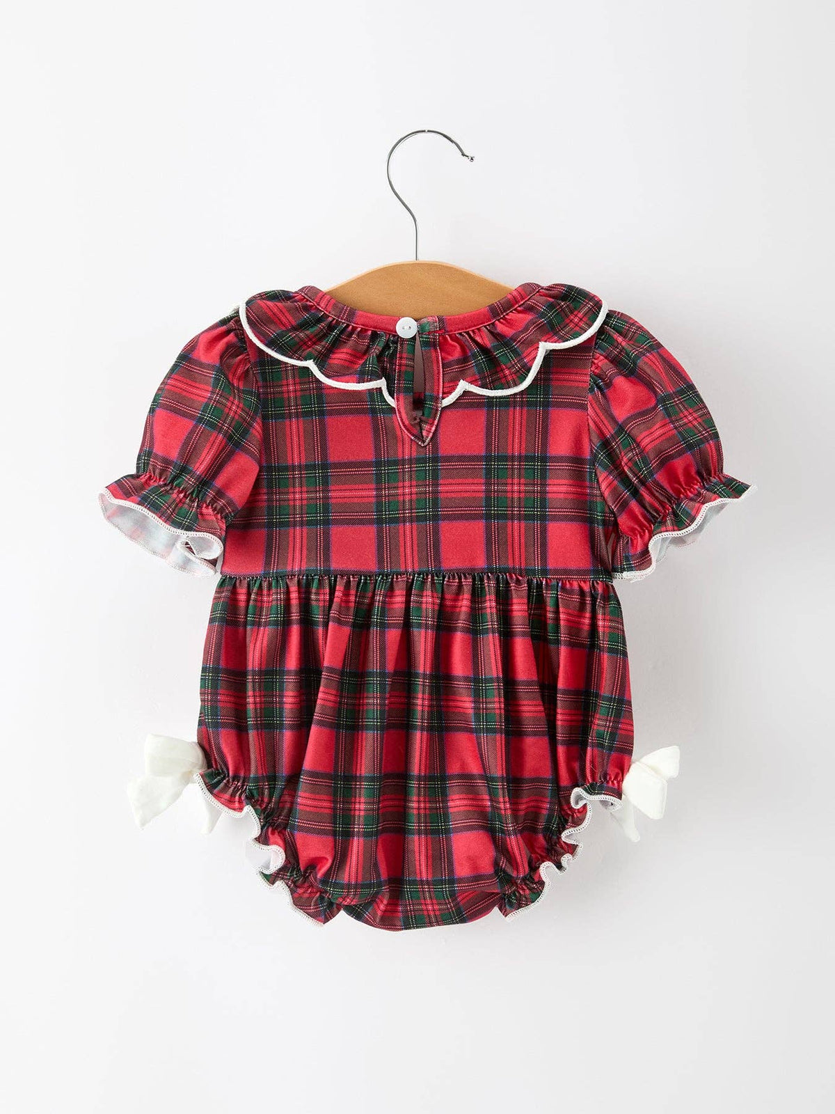 Christmas Pups Plaid Bubble
