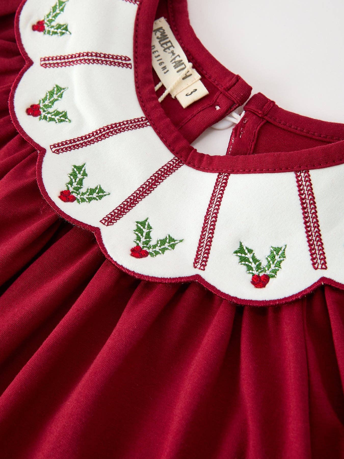 Christmas Holly Petals Dress - ETA mid/late September