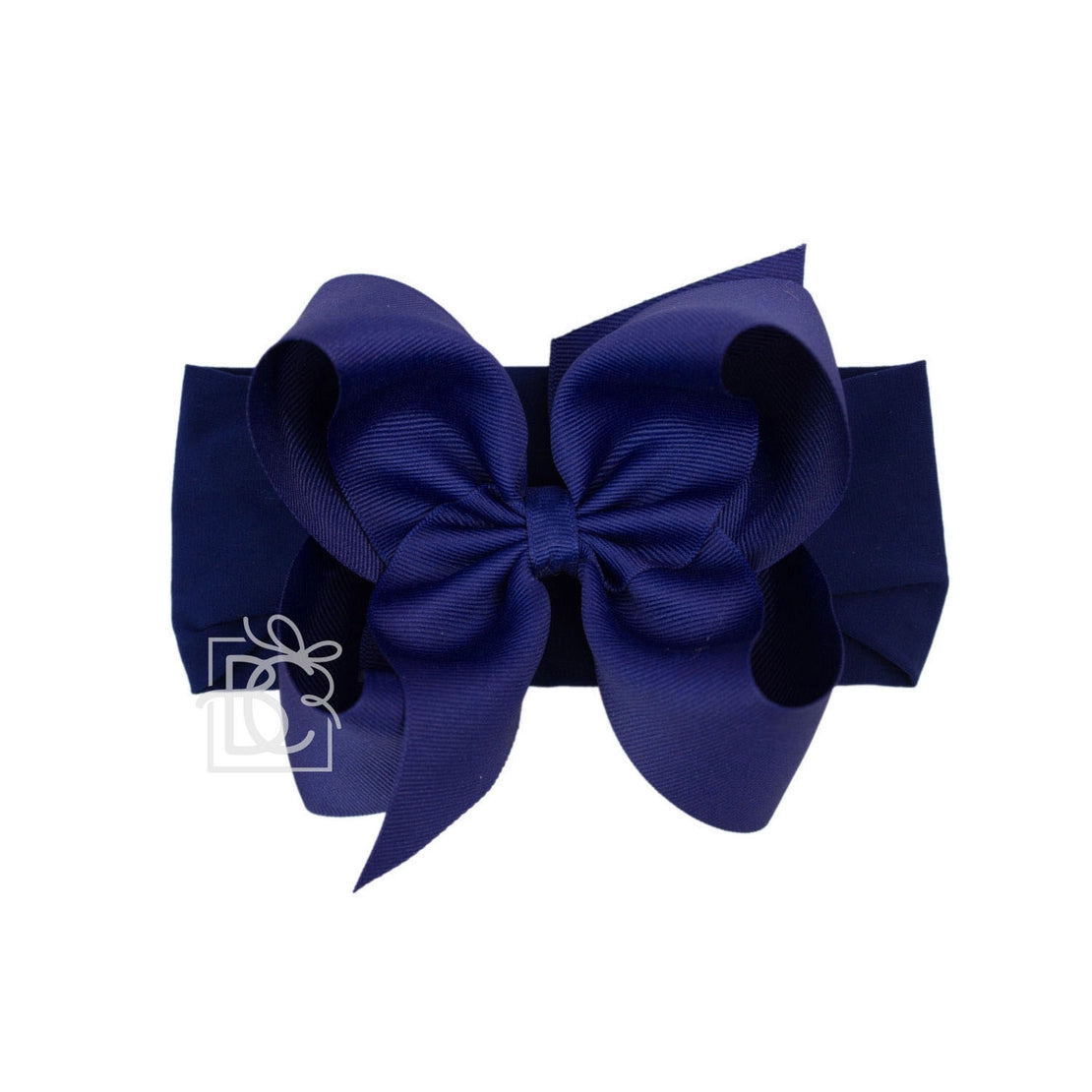 Wide Pantyhose Headband W/Classic Grosgrain Bow (Beyond Creations)