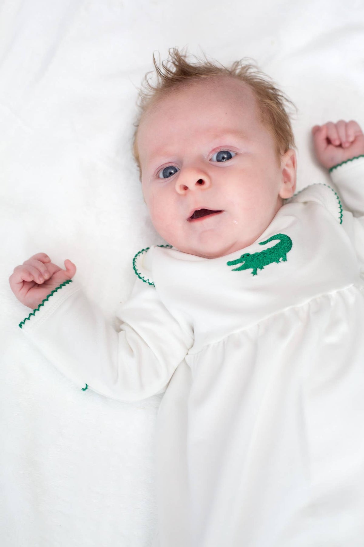 Alligator - Pip Embroidered Gown