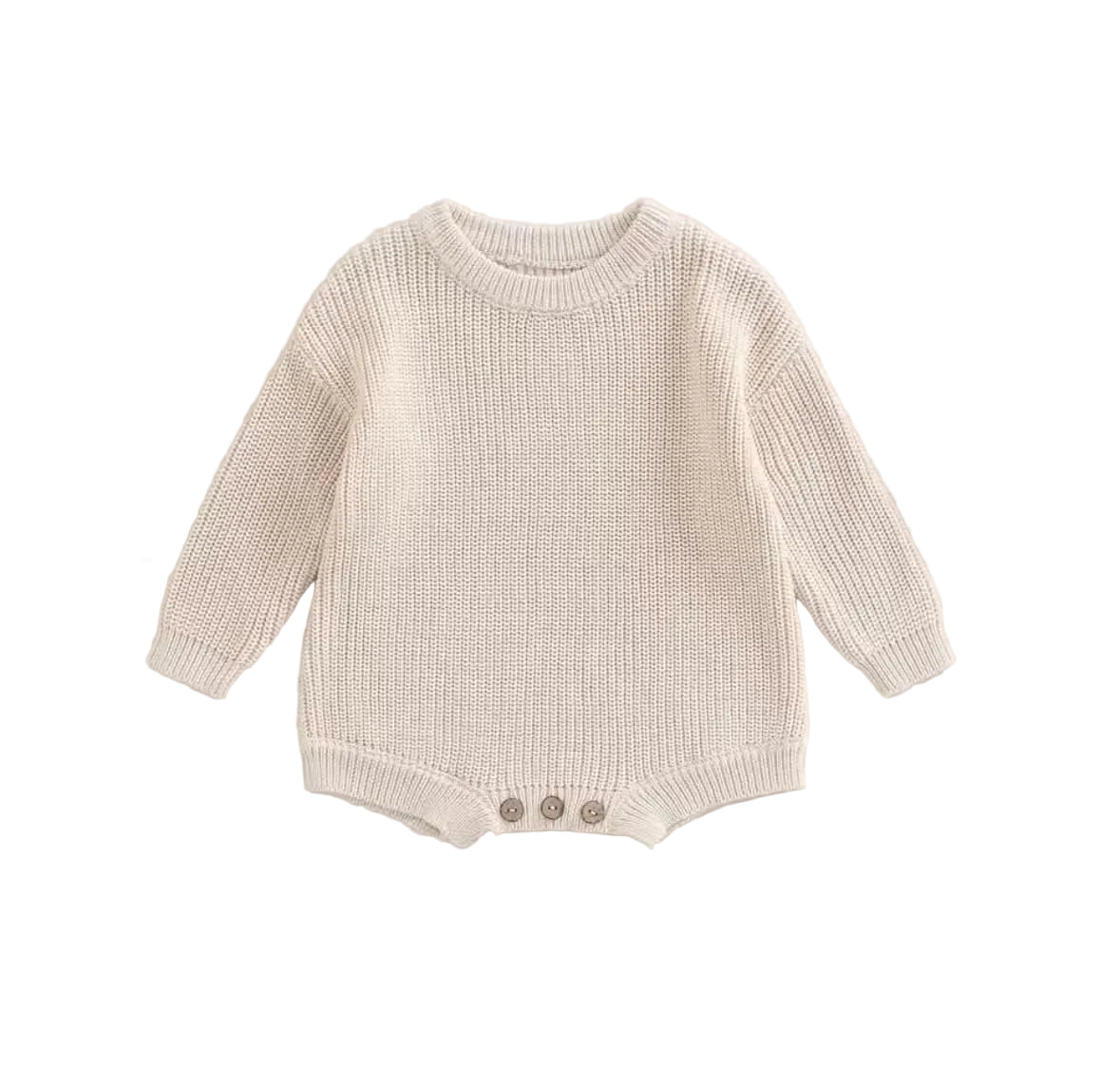 Oatmeal Sweater Romper