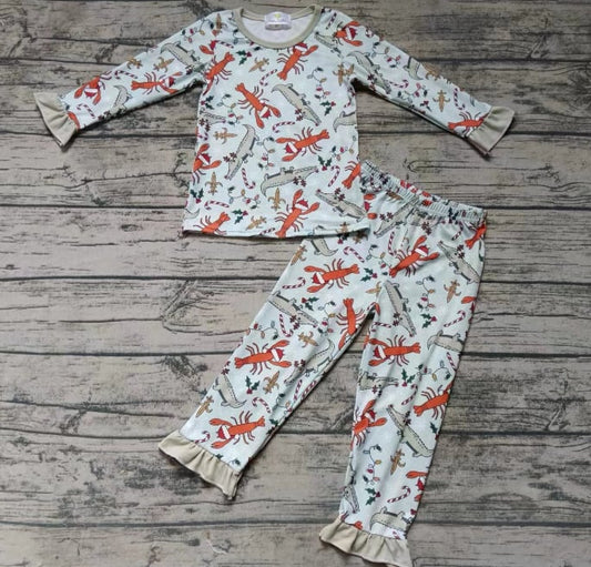 Christmas Lagniappe Ruffle Pajamas