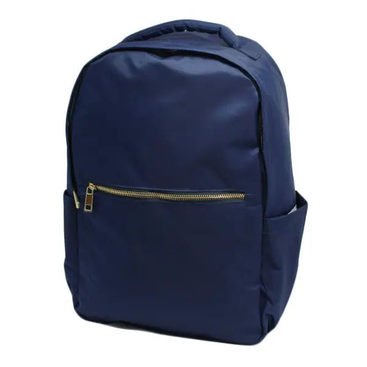 Navy Nylon Brass Diego Backpack | Mint