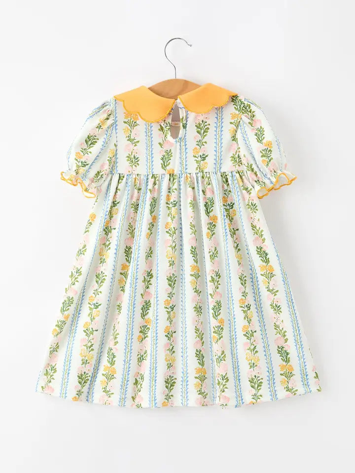 (PRESALE) Golden Garden Smocked Dress (ETA: Mid August)