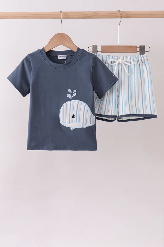 Blue Whale Short Set
