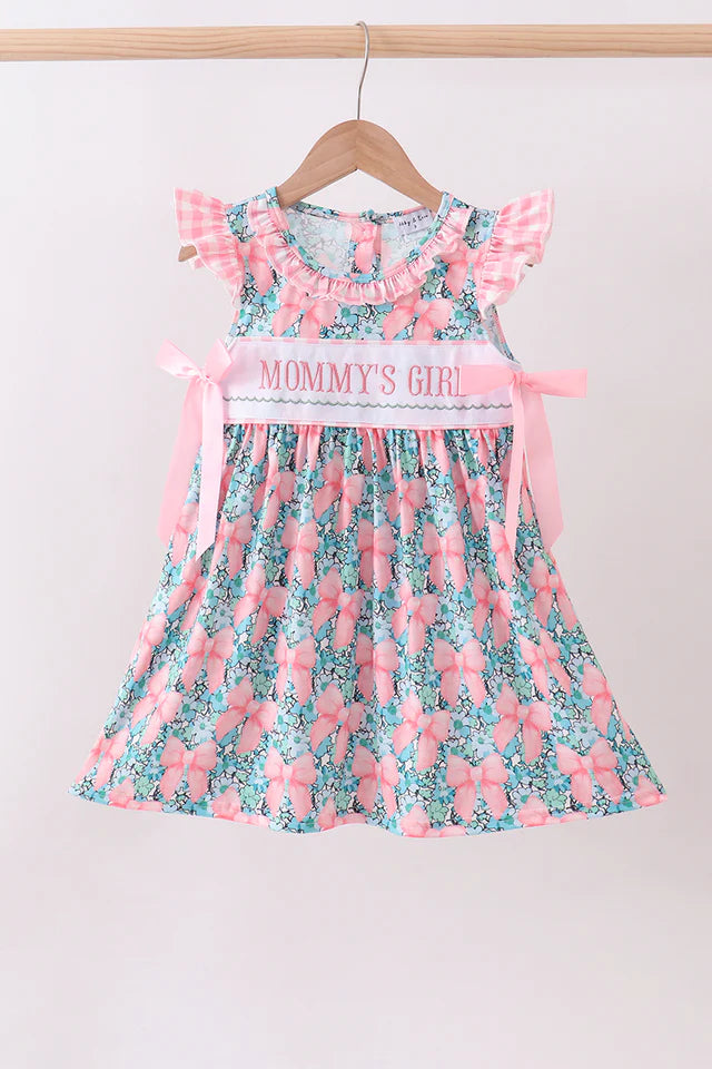 Mommy's Girl Embroidered Dress