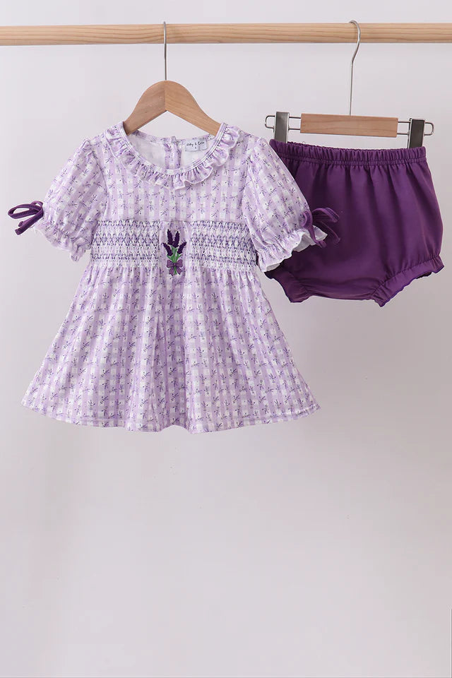 Lavender Fields Bloomer Set