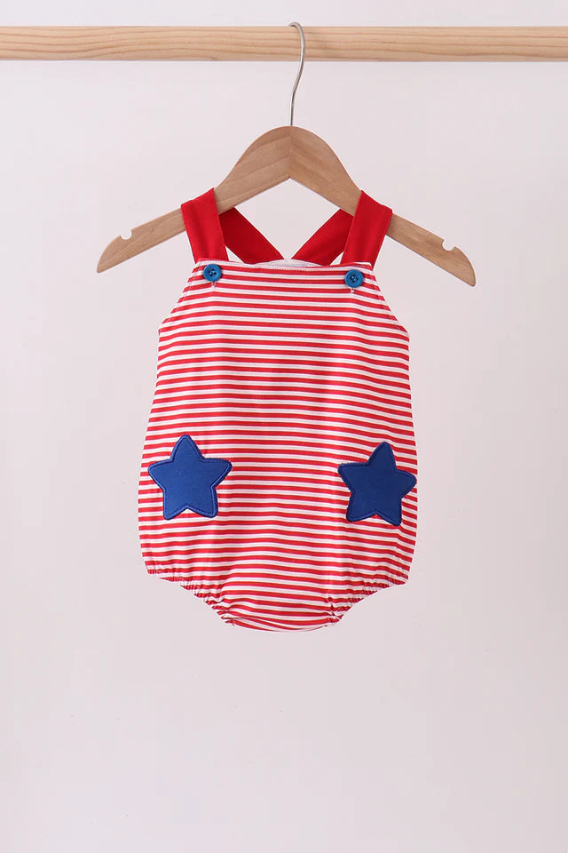 American Stars and Stripes Romper