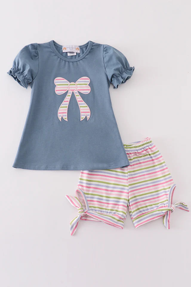 Ribbon Charm Bow Set