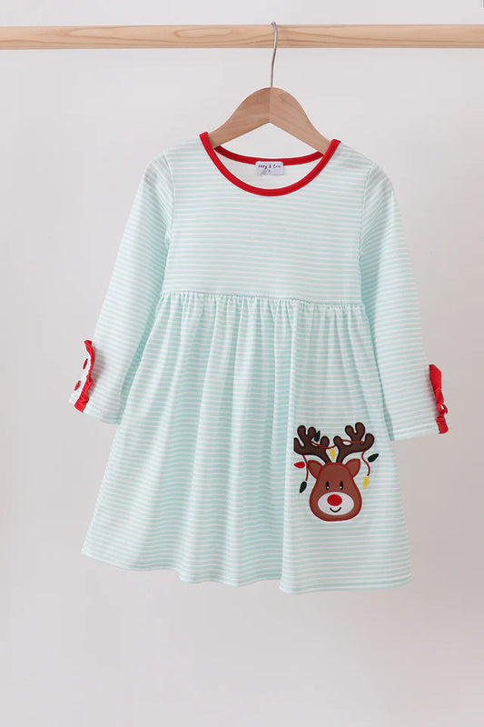 Rudolf & Twinkle Lights Dress  (Presale - arriving approx. 9/3/25)