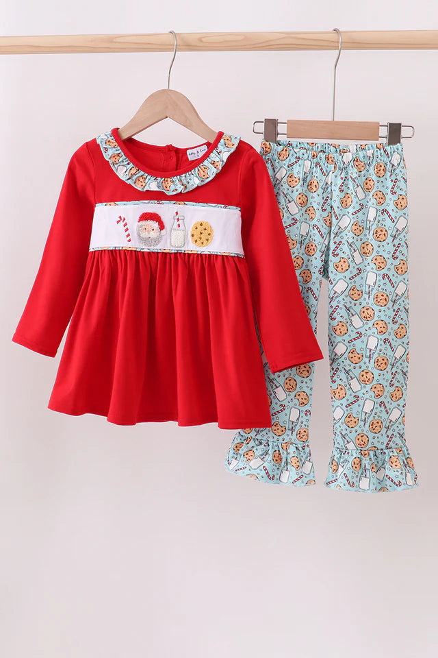 Santa's Milk & Cookies Girl Set