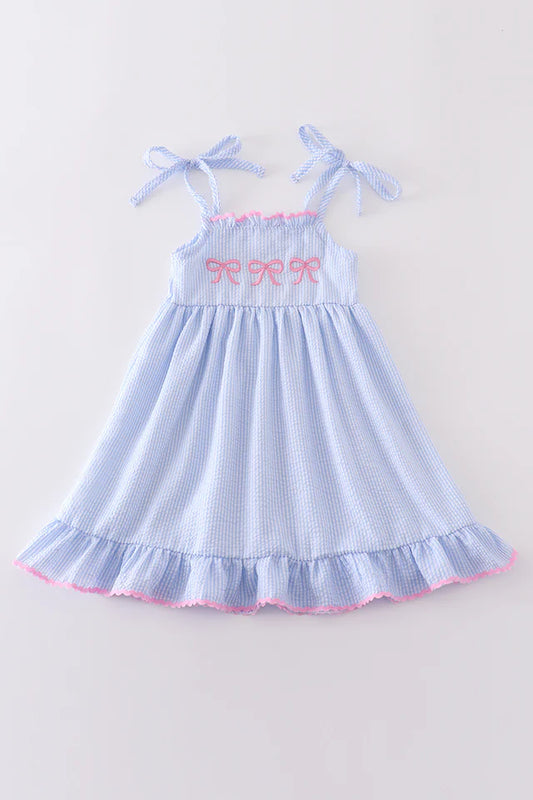 Sweet in Seersucker Dress (PRESALE-arriving by 5/16/25)