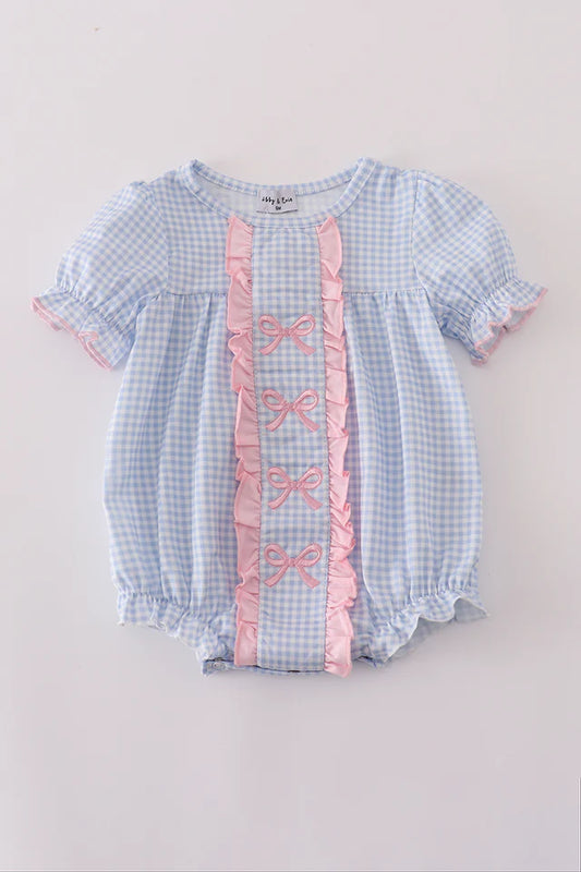Gingham Giggles Bow Bubble