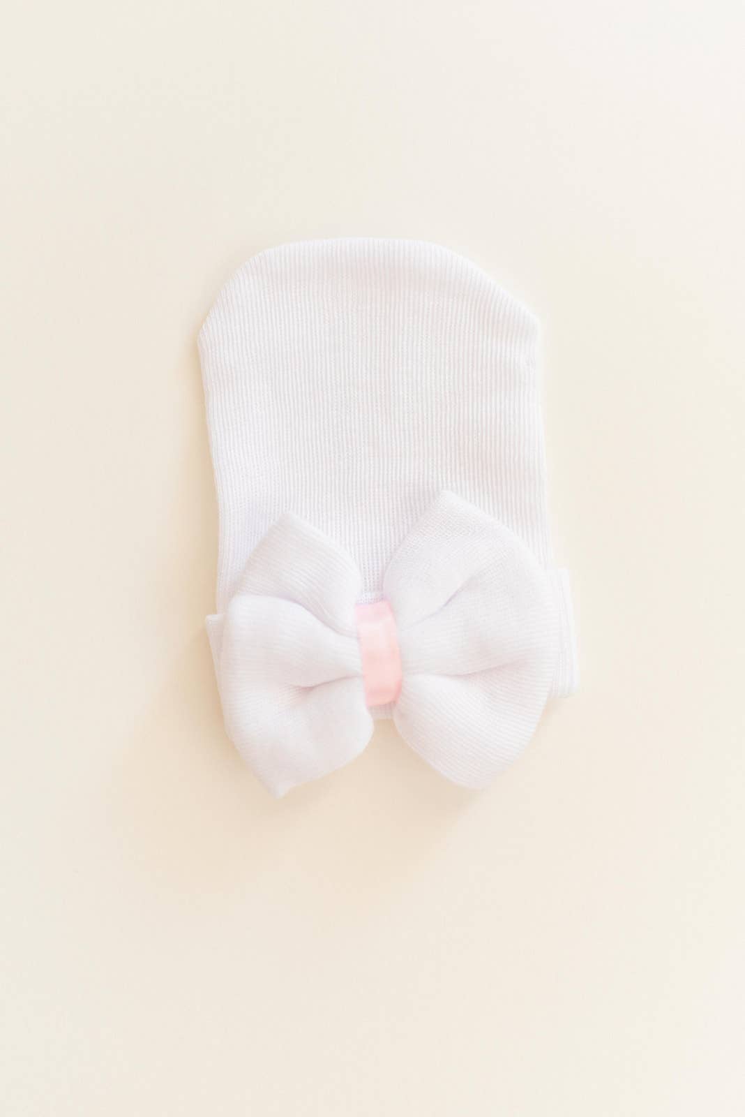Newborn Baby Bow Hat baby girls - Baby Hats - Newborn Hats