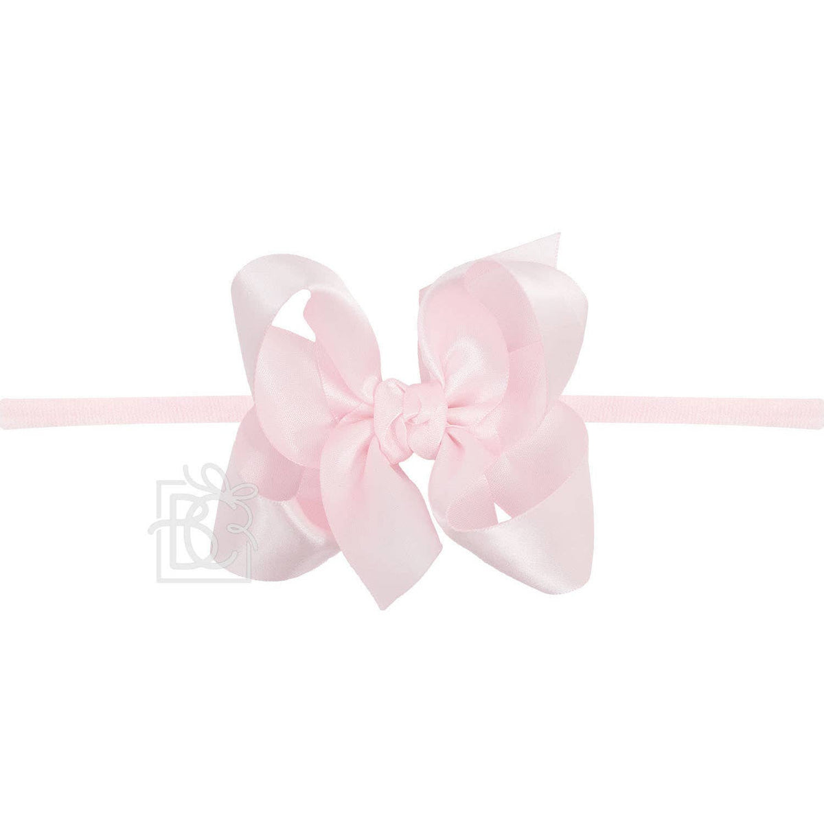 1/4" PANTYHOSE HEADBAND W/SATIN BOW