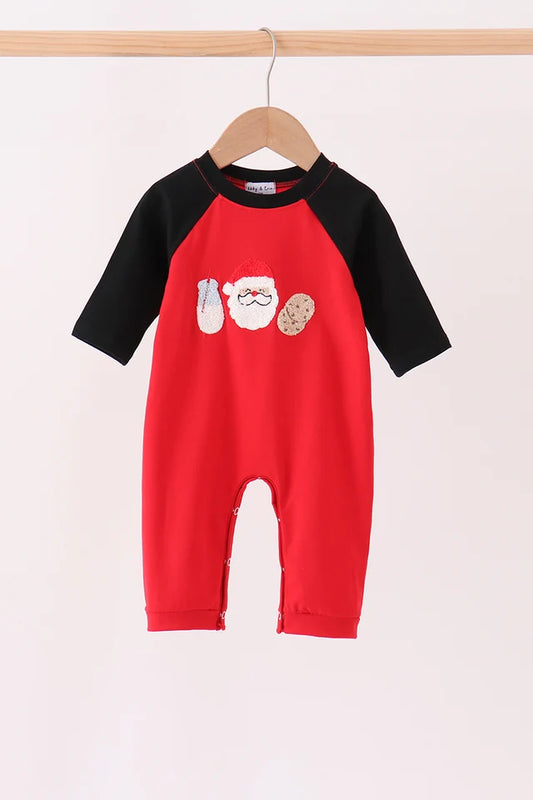 Red Milk Cookies French Knot Romper (ETA: 10/12/26)