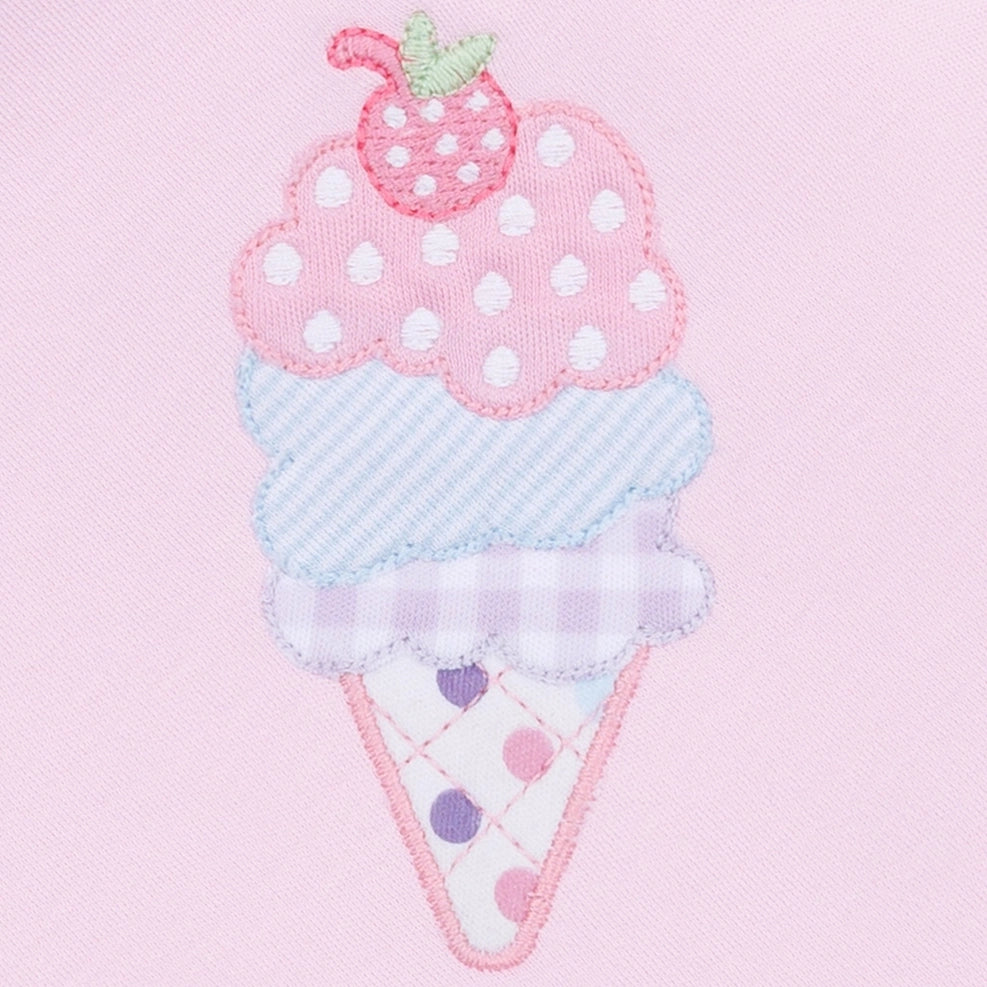 Scoops of Fun Applique Ruffle Bubble