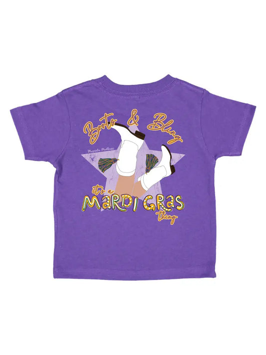 Boots & Bling Kids Tee by Magnolia Mudbugs