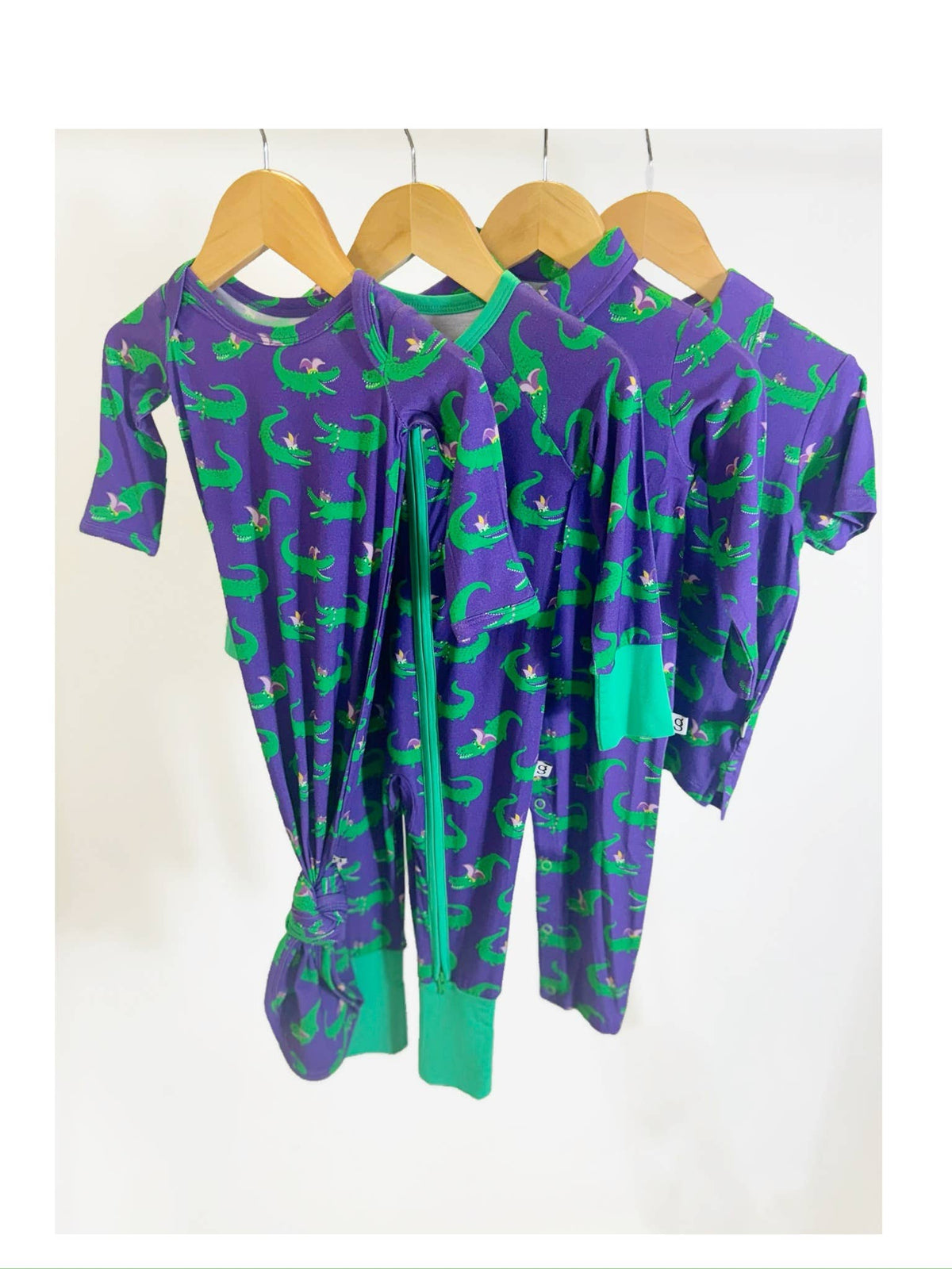 Gator Krewe (Mardi Gras) - LS Polo Romper