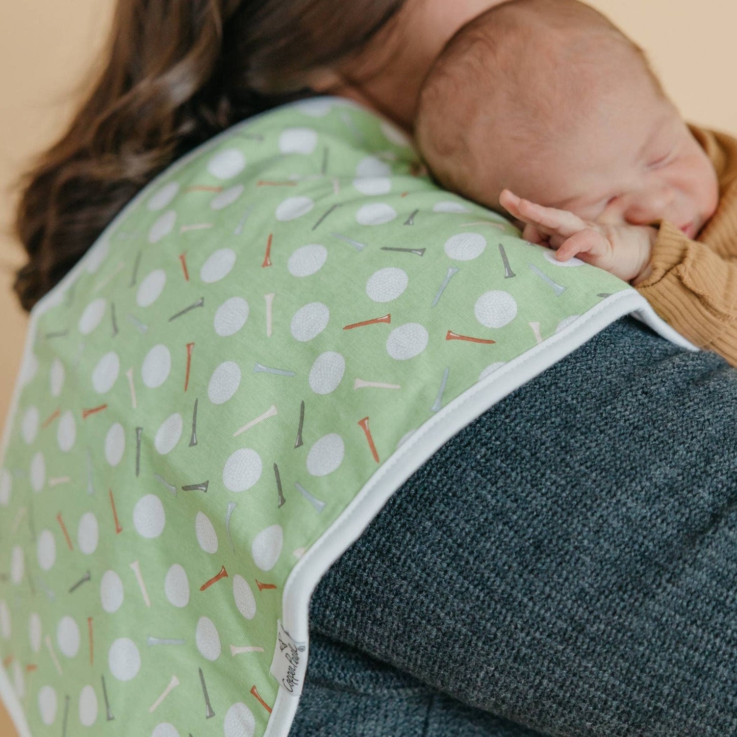 3 Pack Premium Burp Cloths - Bogey