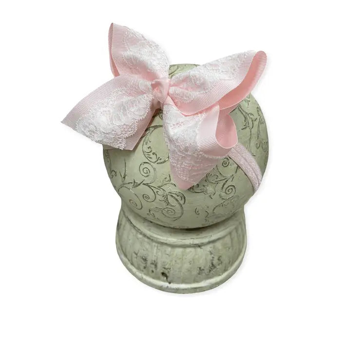 Chantilly Lace Two-Tone Bow Headband