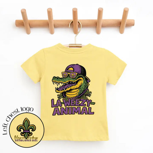La-Weezy-Animal Kid's T-Shirt | Mardi Gras