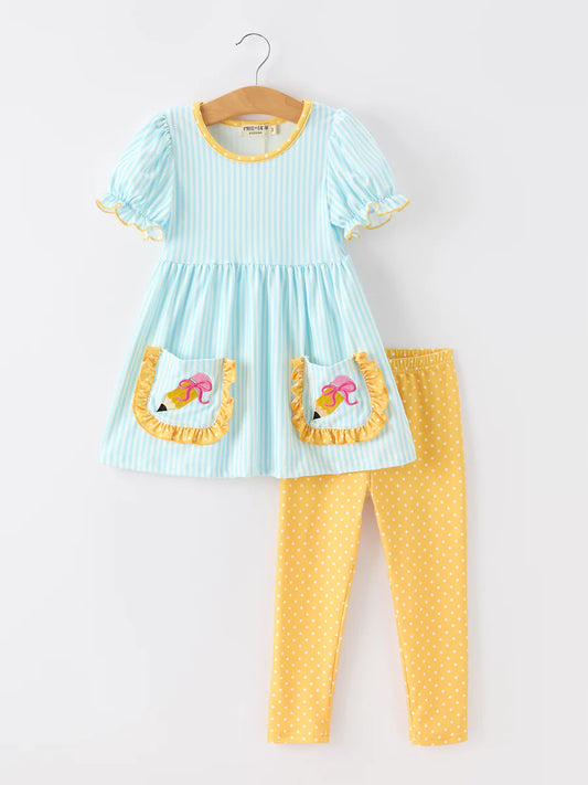 Pencil Applique Pocket Set