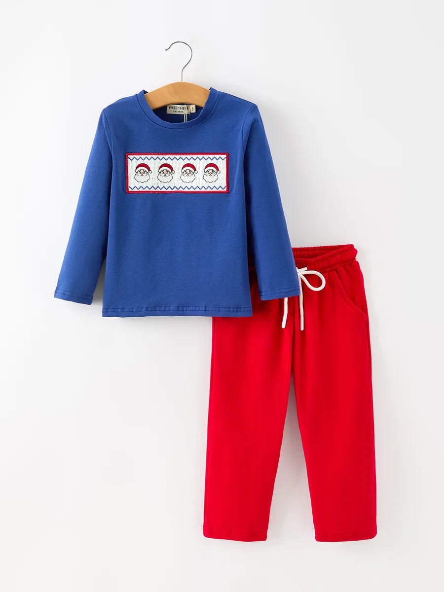 Blue/Red Santa Boy Set