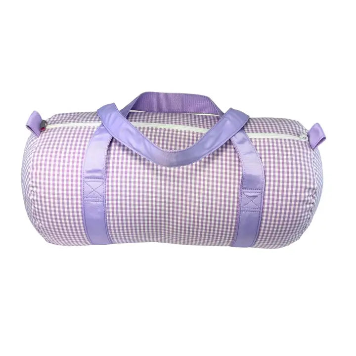 Lilac Gingham Medium Duffel | Mint