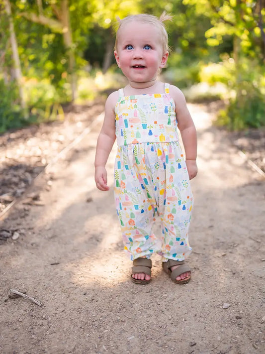 Camila Romper in Kitty Cats