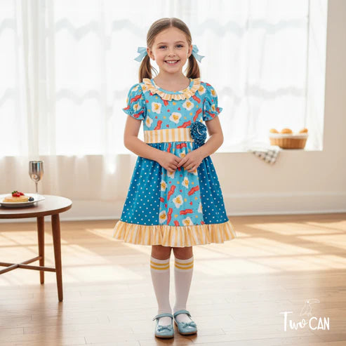 Eggs & Bacon Dress by Two Can