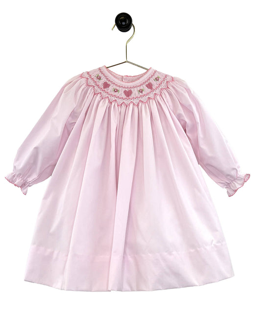 Heart Bishop Smocked Dress