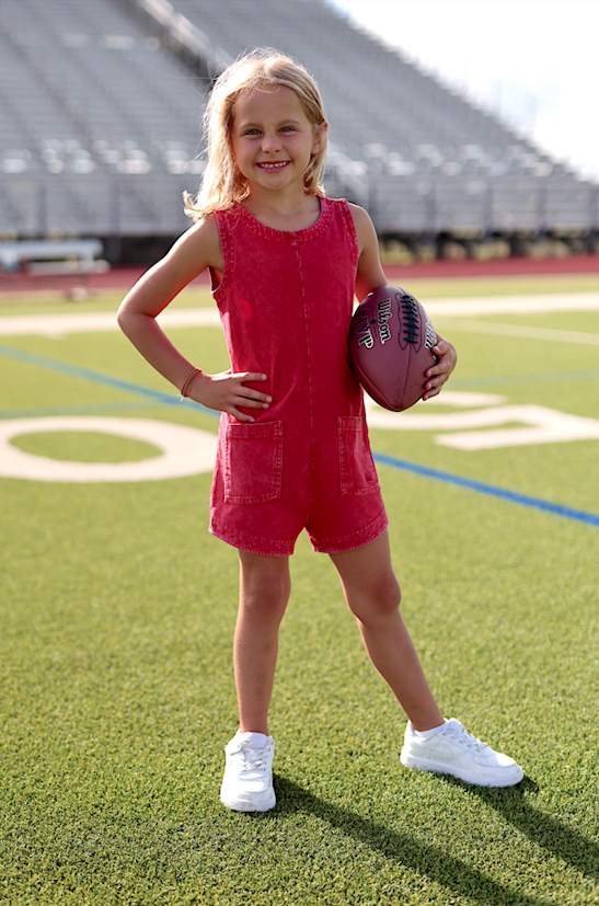 Romper – YOUTH Tailgate Romper - Red