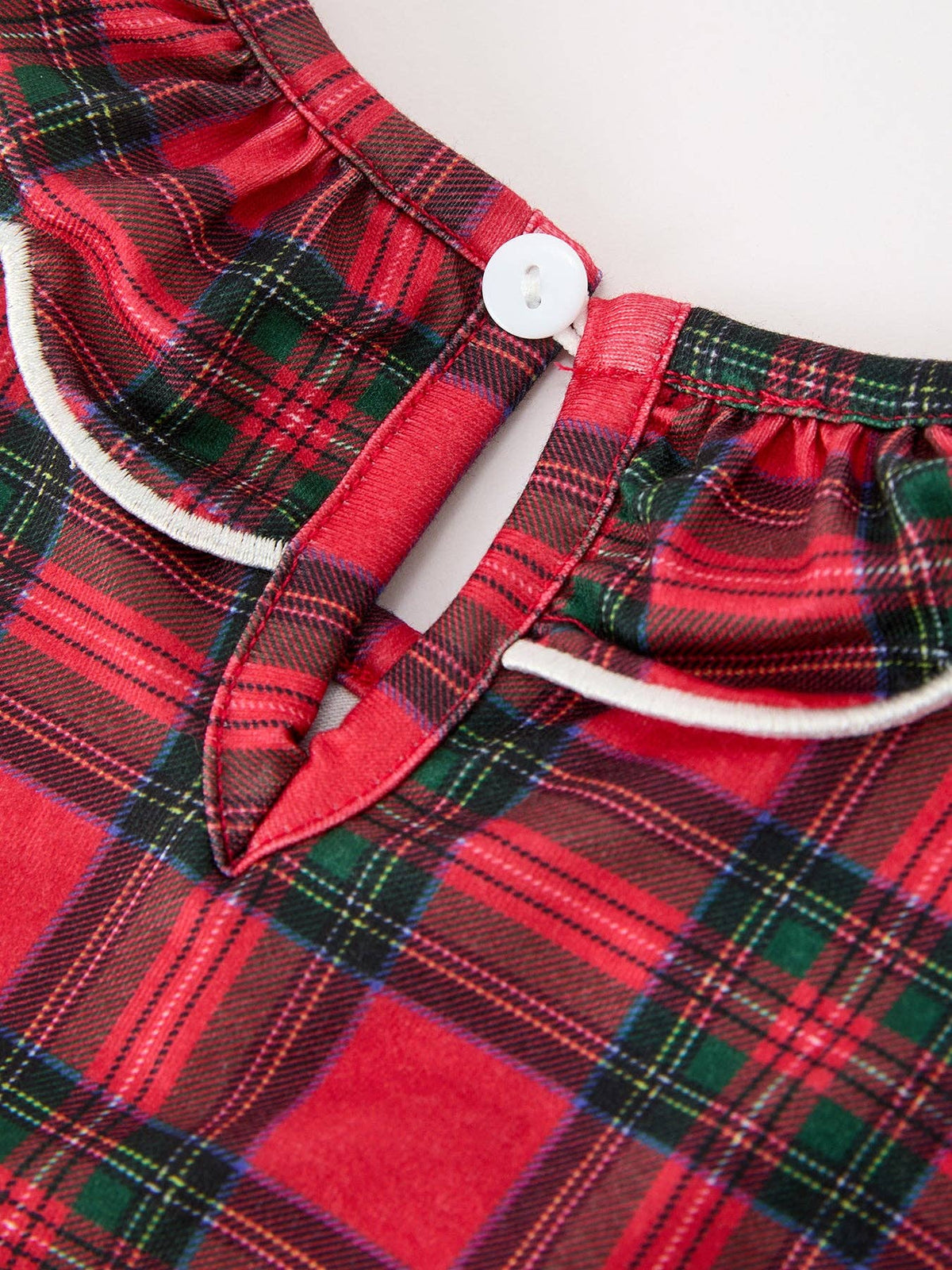 Christmas Pups Plaid Dress