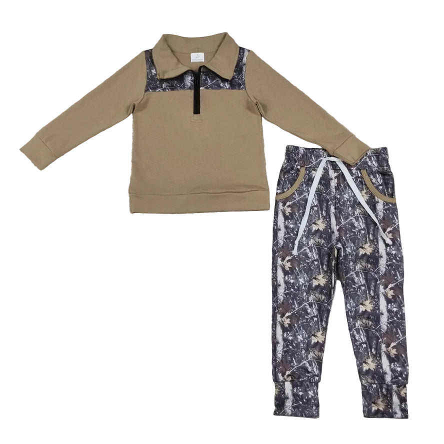 Khaki Camo Pocket Jogger