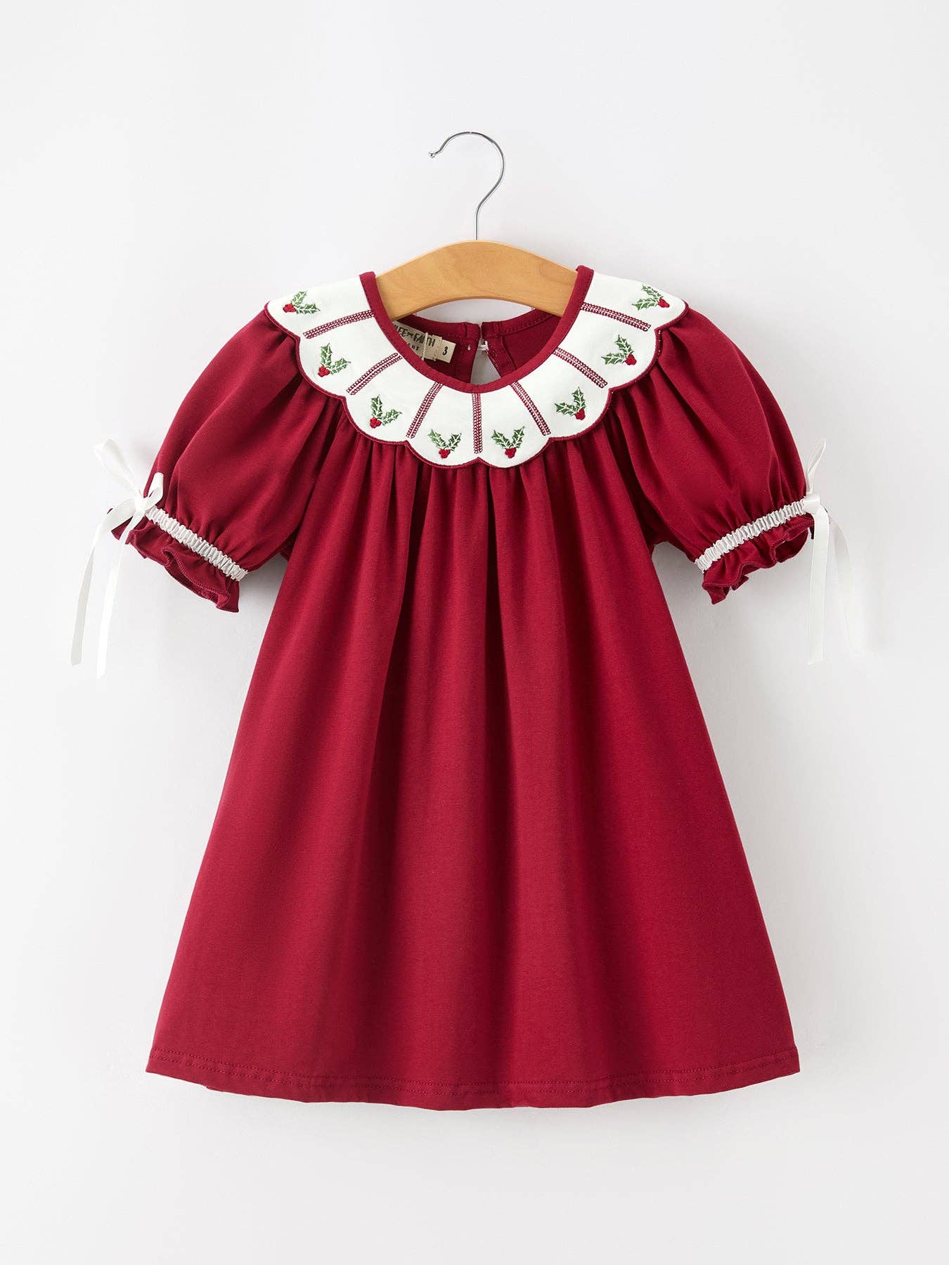 Christmas Holly Petals Dress - ETA mid/late September