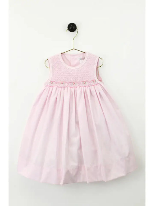 Delicate Darling - Pink Smocked Dress by Petite Ami